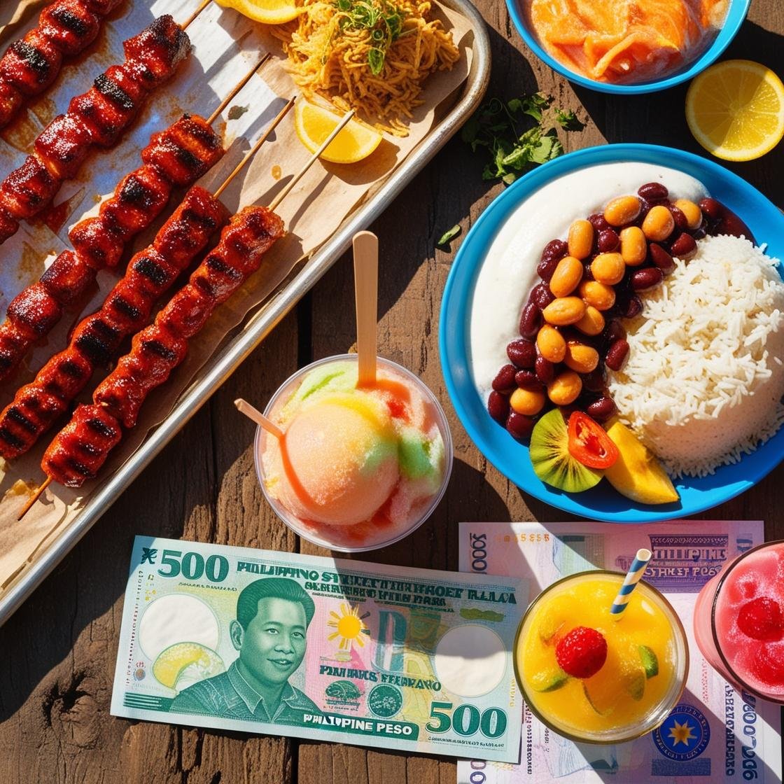 ₱500 food spread