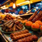 Street food close-up