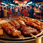 Grilled street food