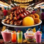 Street food closeup