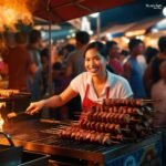 Barbecue vendor Roxas