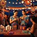 Handmade jewelry stall