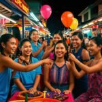 Fun at night market