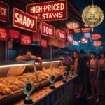 Overpriced food stall