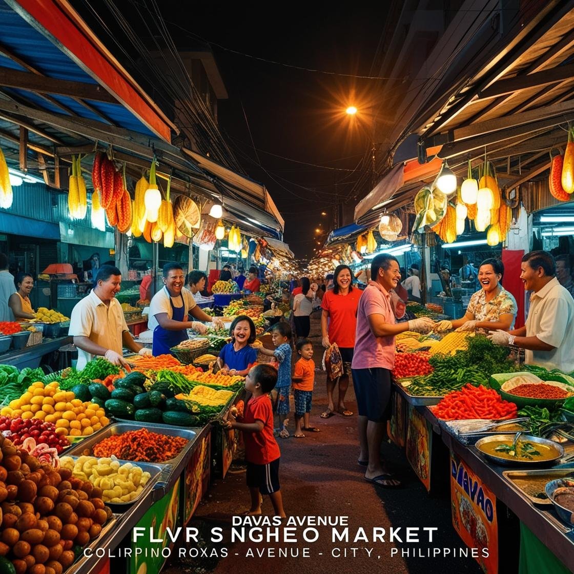 Filipino market vendors