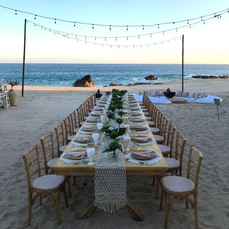 Beachfront dining Bohol