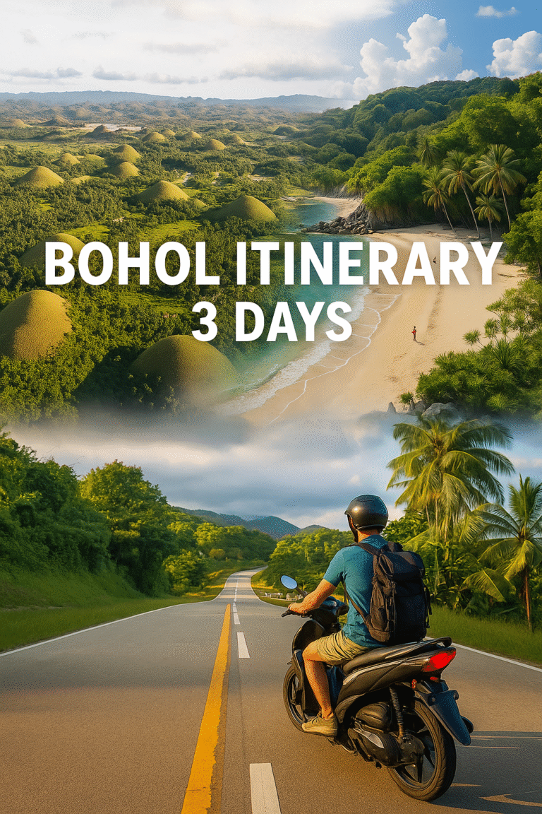 Bohol Itinerary 3 Days: The Perfect Travel Guide for First-Time Visitors